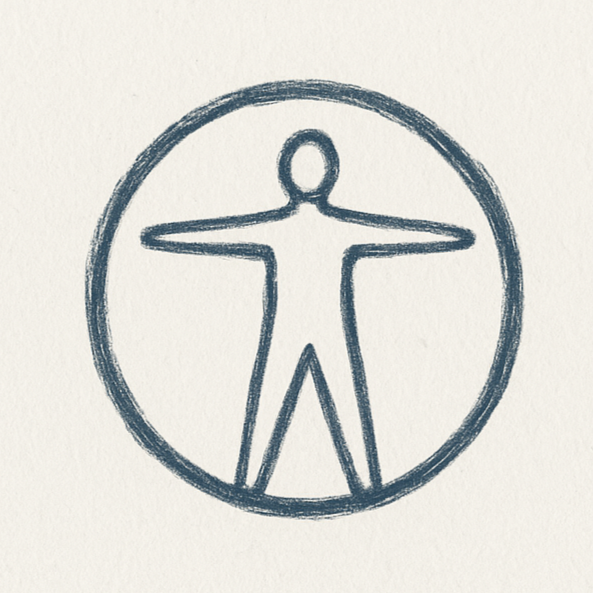 Symbol Ganzheit K&ouml;rper